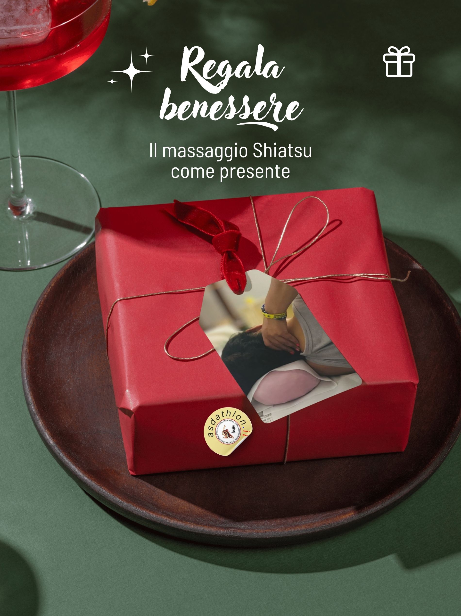 Regalo massaggio shiatsu a Trapani dono di benessere per ogni occasione per lui e per lei e per tutte le feste Giacoma Parisi