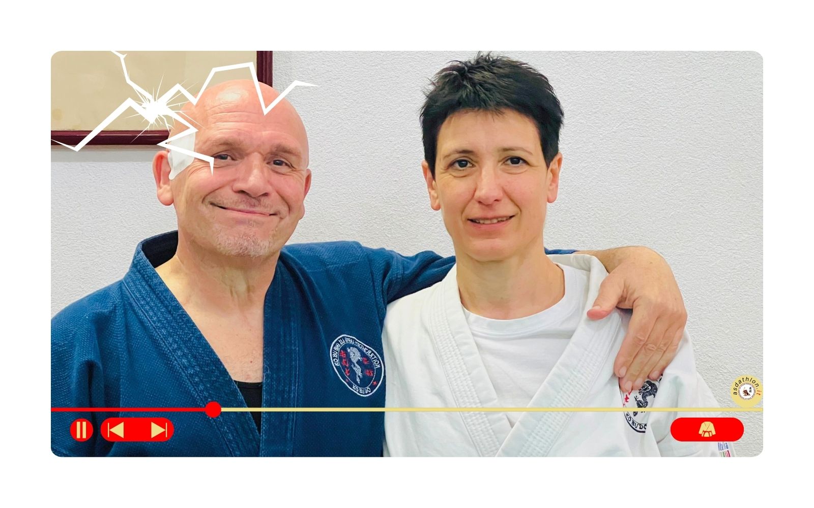 Tecniche di proiezione e tecniche di controllo in una esibizione di Judo del Maestro Pietro Spadaro Hanshi 10° dan con il M° Lidia Ardagna Shihan 7° dan della Sekai ryu ju jitsu renmei