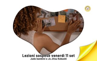 Lezioni sospese venerdì 11 settembre Judo bambini e Ju Jitsu Kobushi Athlon Trapani